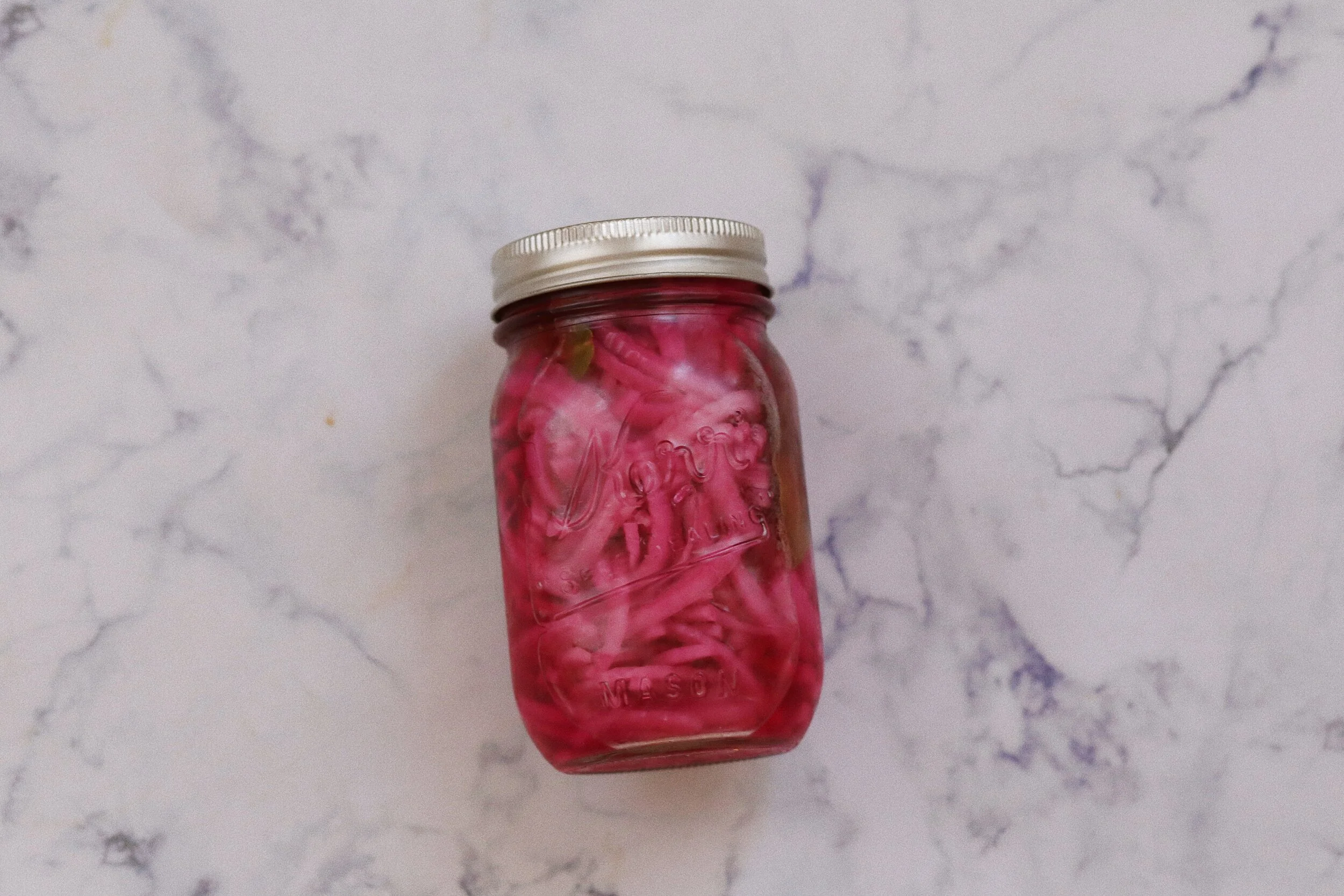 Pickled red onions