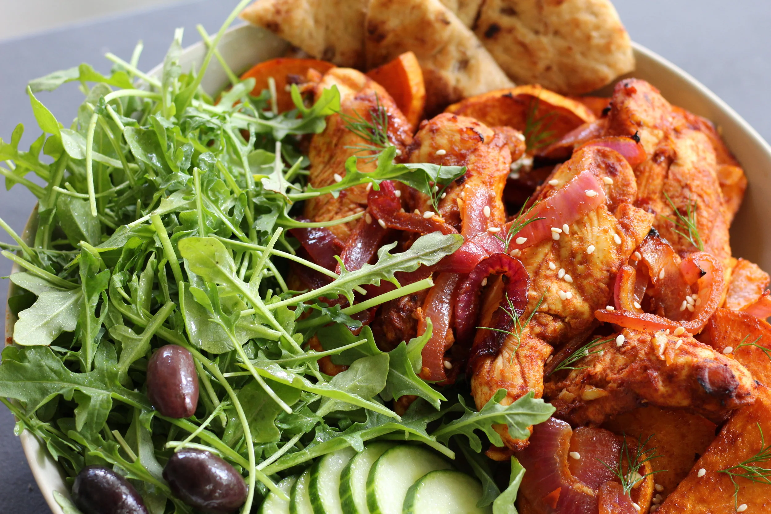 Sheet Pan Chicken Shawarma
