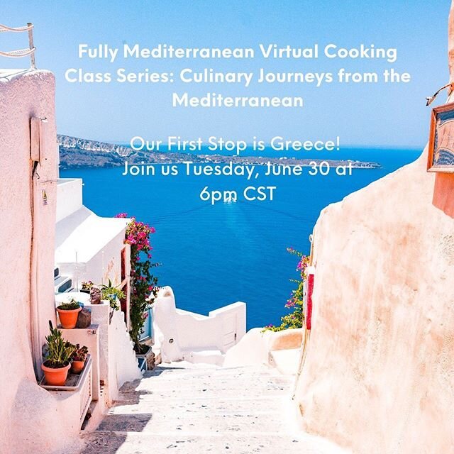 Who is joining us next Tuesday (6/30) at 6pm CST for a virtual cooking class? We will be cooking three of our favorite Greek recipes - Feta Fire Dip, Greek Meatballs with Mediterranean Quinoa and Whole Roasted Cauliflower with Honey and Feta. Swipe l