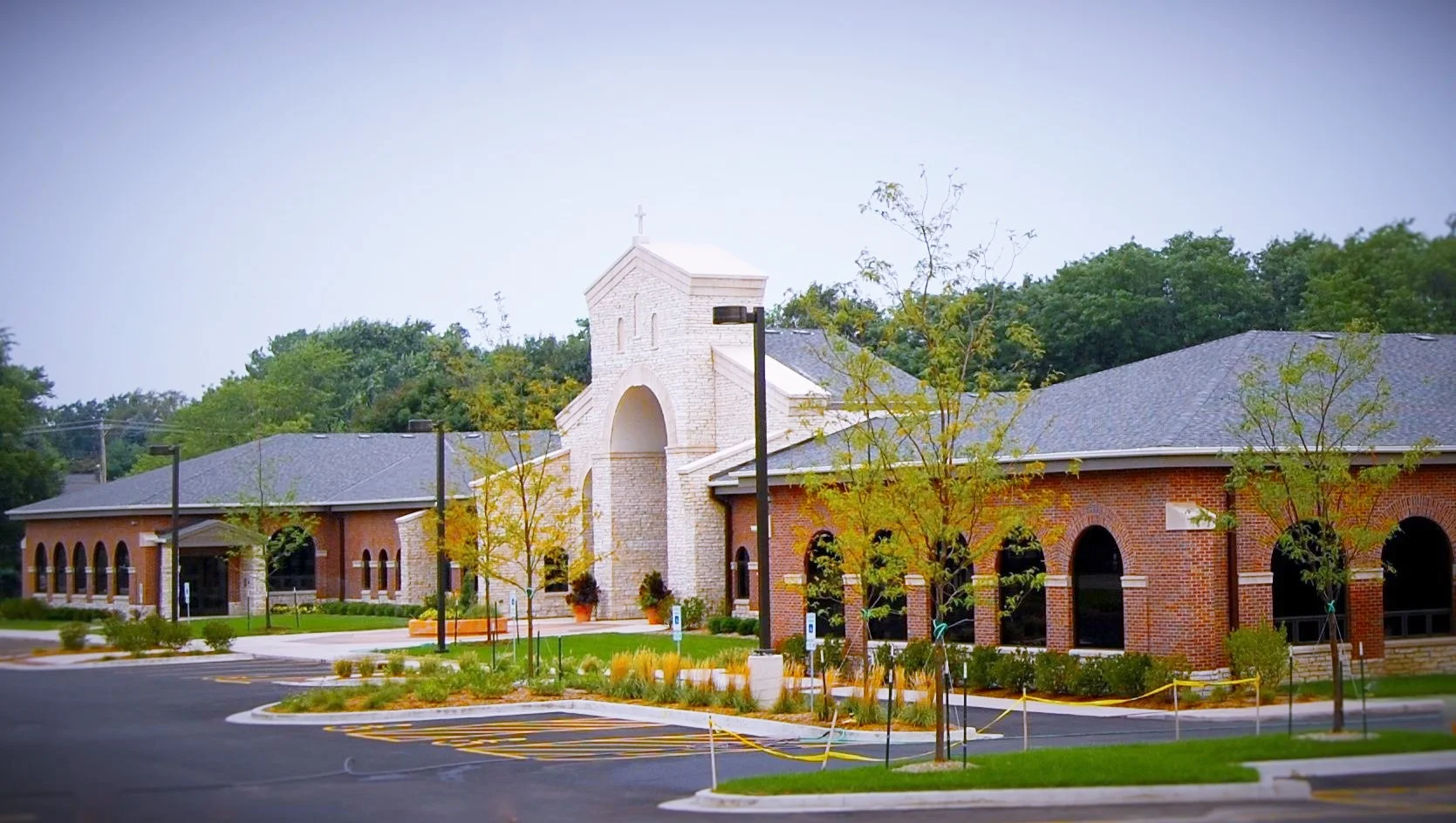 Pre-School entrance next to the church