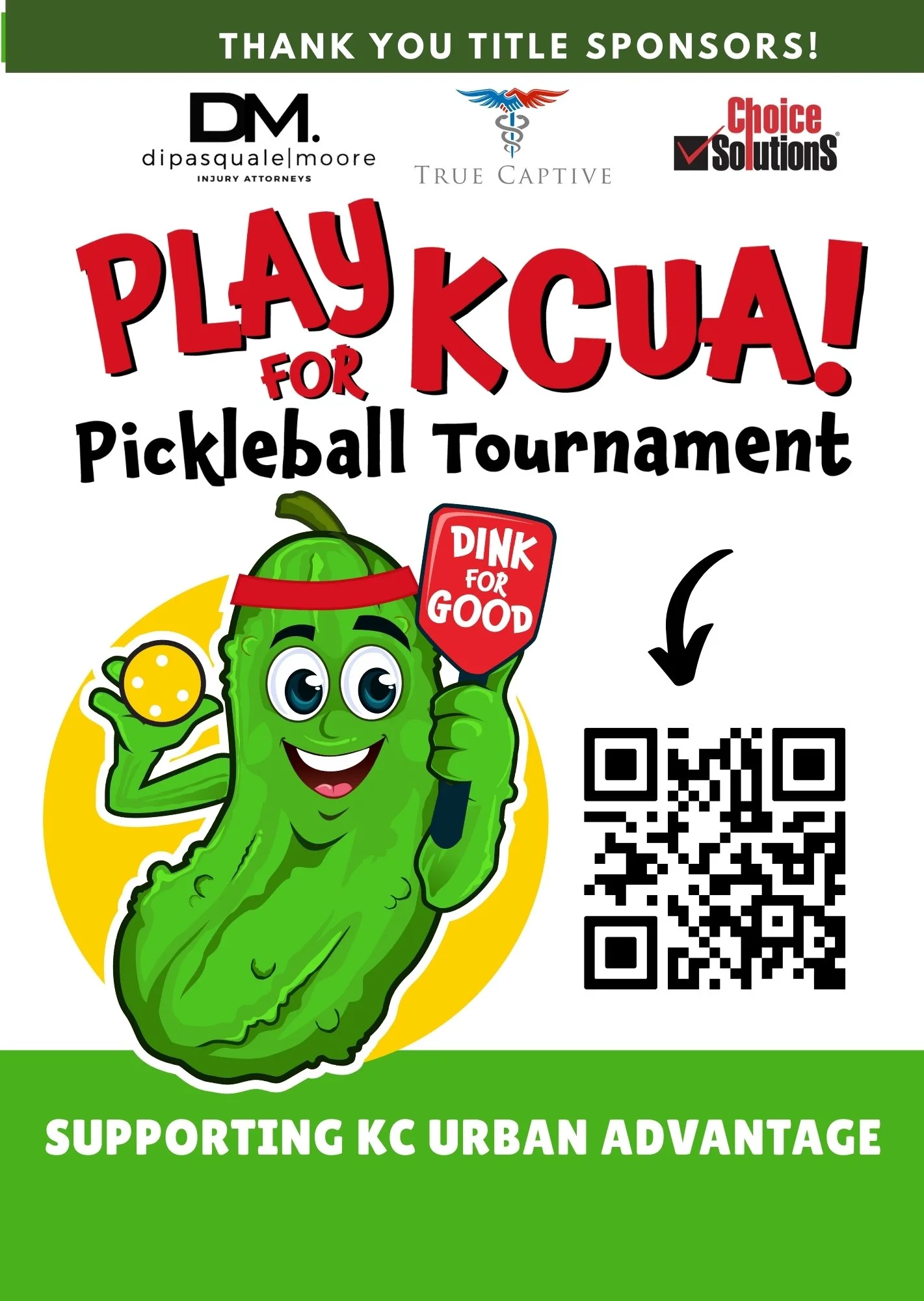 Play for KCUA Pickleball Tournament