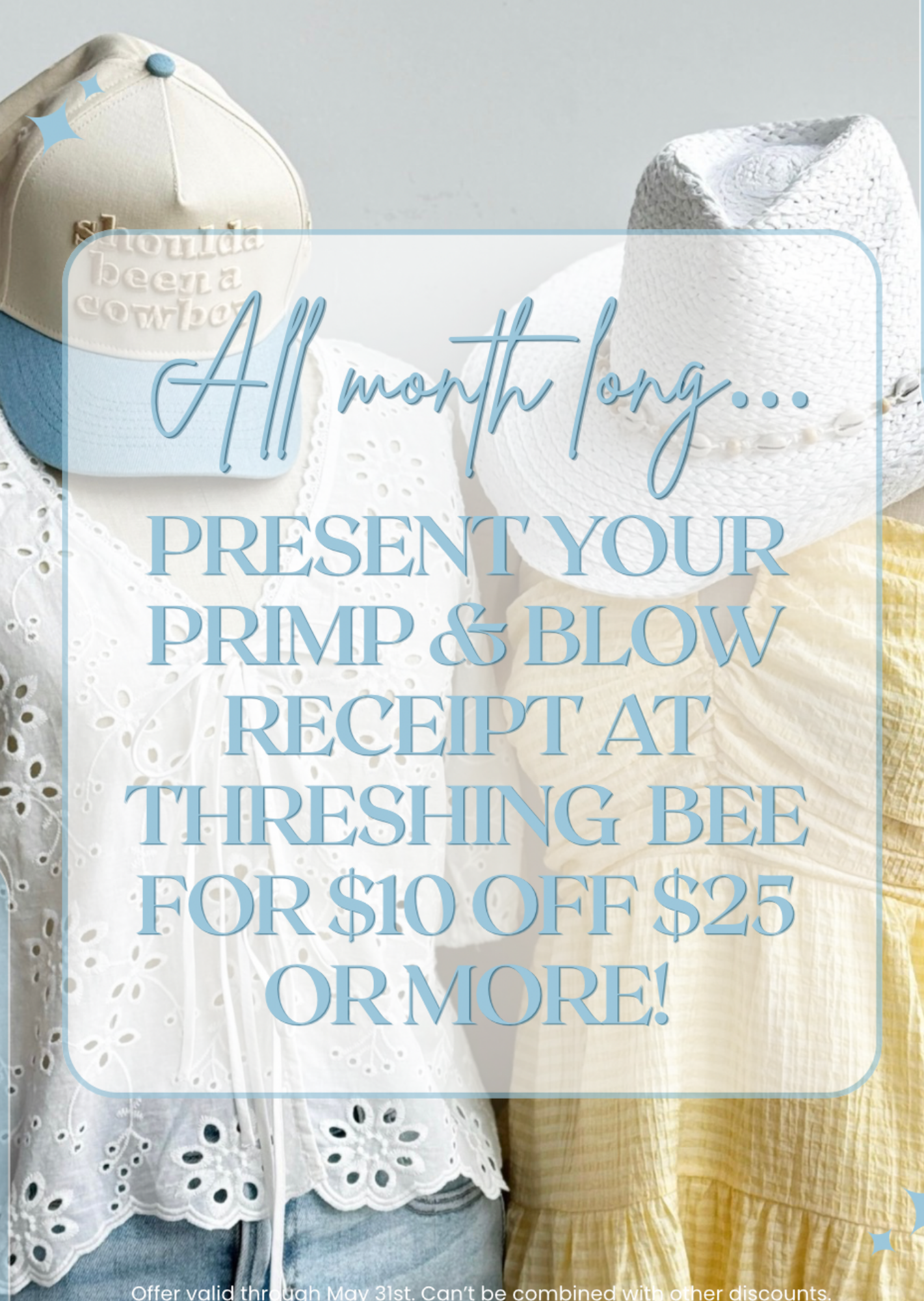 MAY Collab - ThreshingBee and Primp & Blow