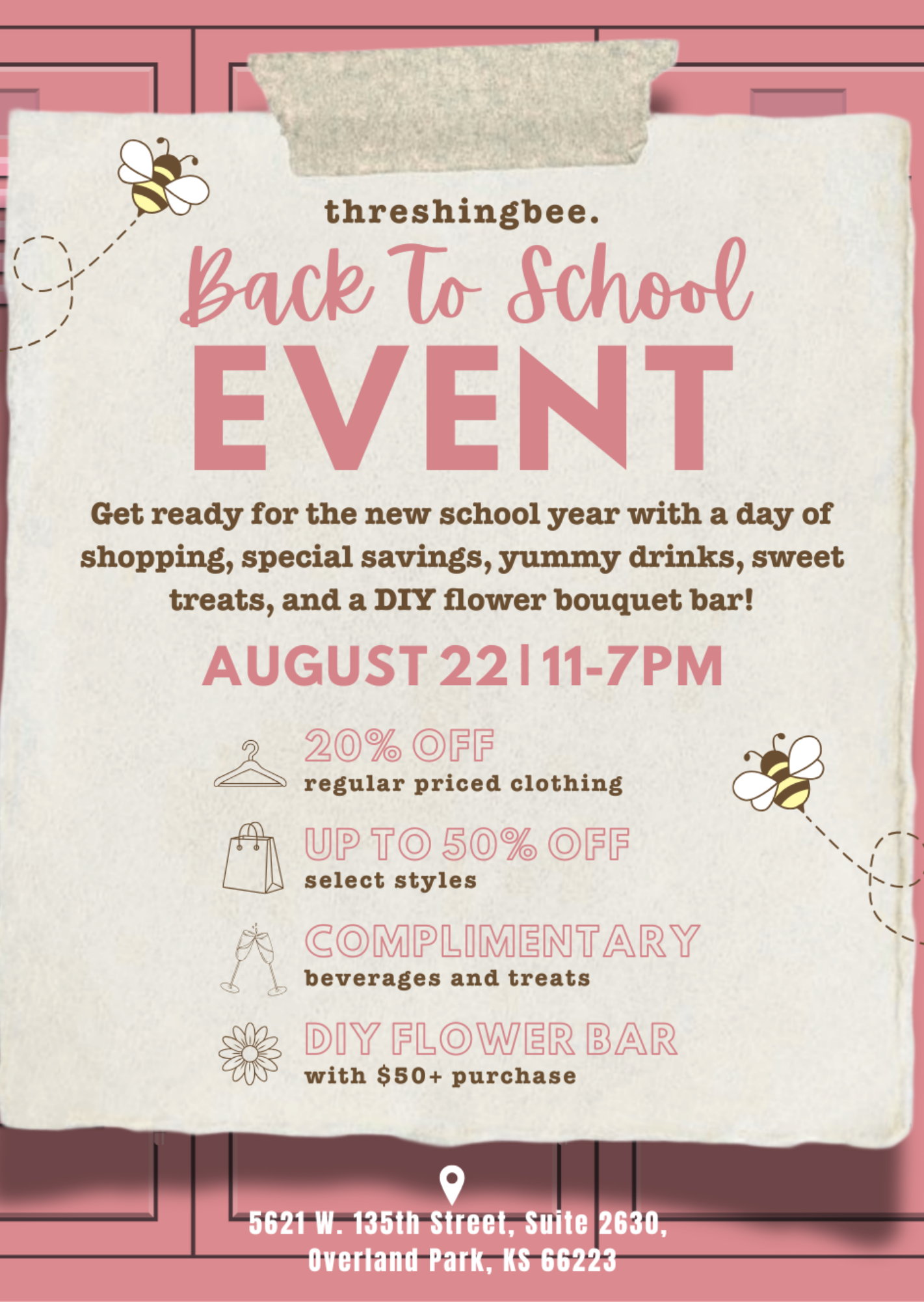 Threshing Bee Back to School Event