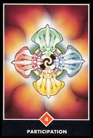 4 of Wands Earned rewards; solid accomplishment. Completion of a goal affording inner fulfillment. Ideas have been manifested and now it is time to celebrate the results. Letting go of limitations or escaping an unhappy situation. Unexpected good fortune; promotion, inheritance, or possible birth. Aspiring to fulfill all your potential.