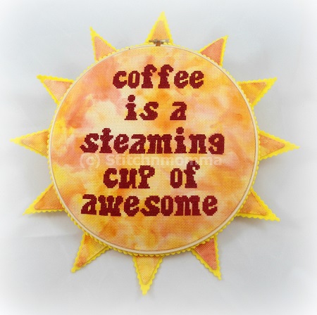 Awesome Coffee Cross Stitch Pattern