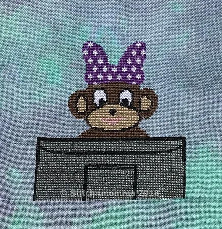 Data Monkey Cross Stitch Pattern