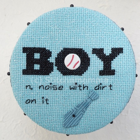 Modern Dictionary:  Boy Cross Stitch Pattern