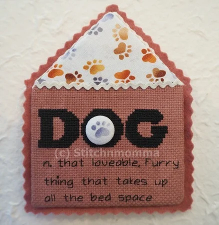 Modern Dictionary:  Dog Cross Stitch Pattern