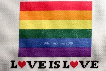 Love is Love Cross Stitch Pattern