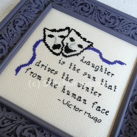Laughter Is Cross Stitch Pattern