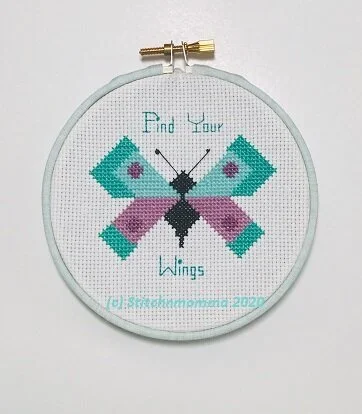 Find Your Wings Magnificent Minis Cross Stitch Pattern
