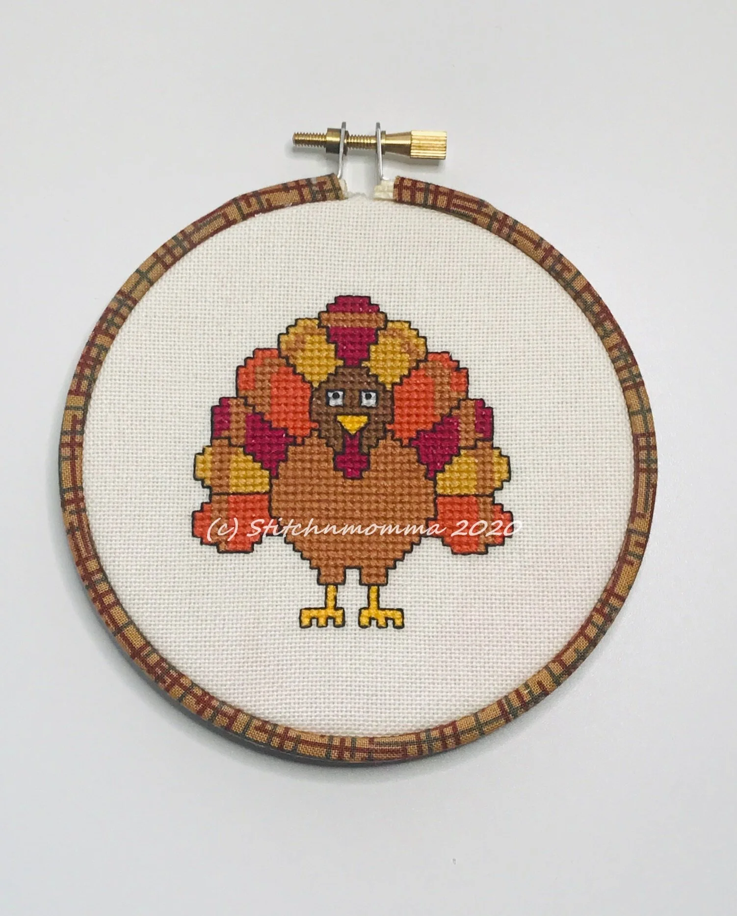 Turkey Magnificent Mini Cross Stitch Pattern