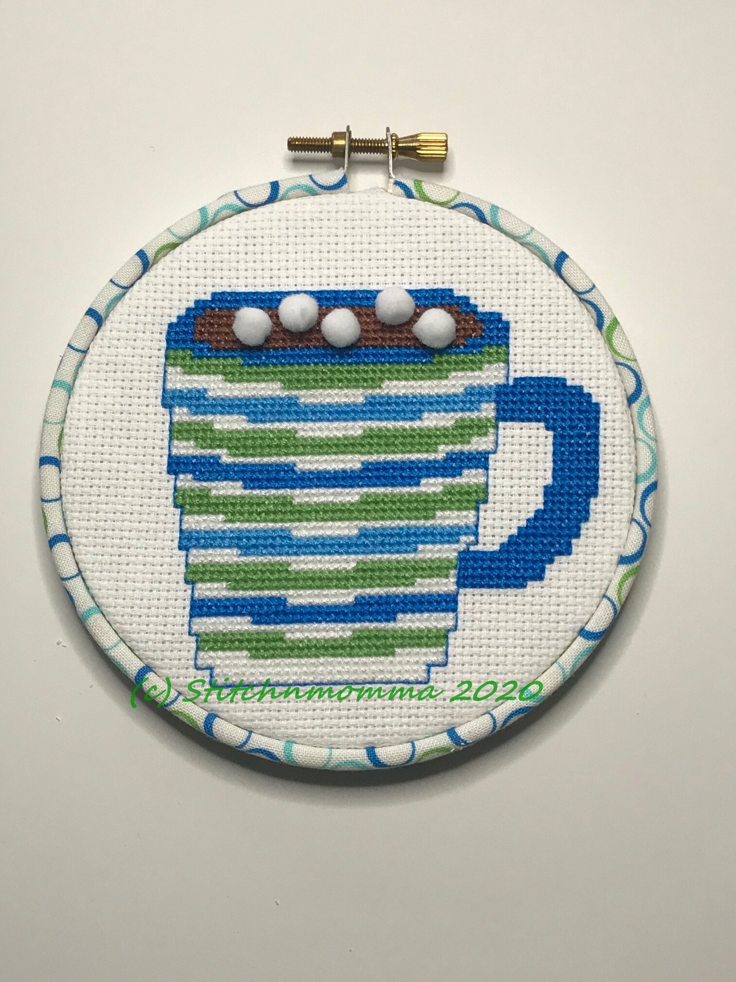 Cocoa (or Coffee) Mug Magnificent Mini Cross Stitch Pattern