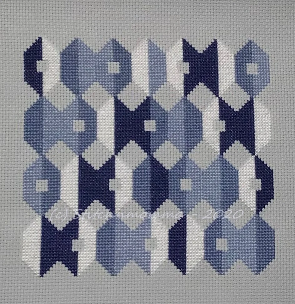 Just Desserts: Blueberry Cheesecake Cross Stitch Pattern