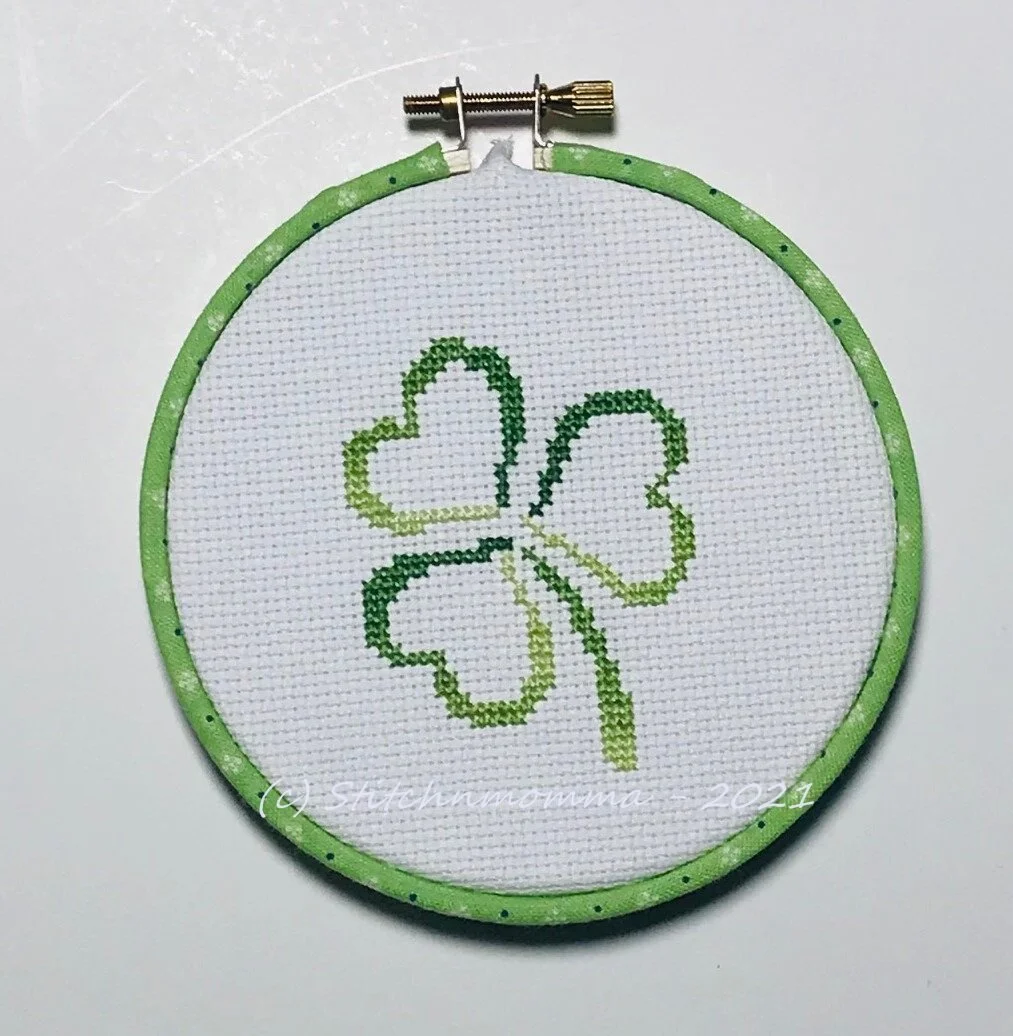 Abstract Shamrock Magnificent Mini Cross Stitch Pattern
