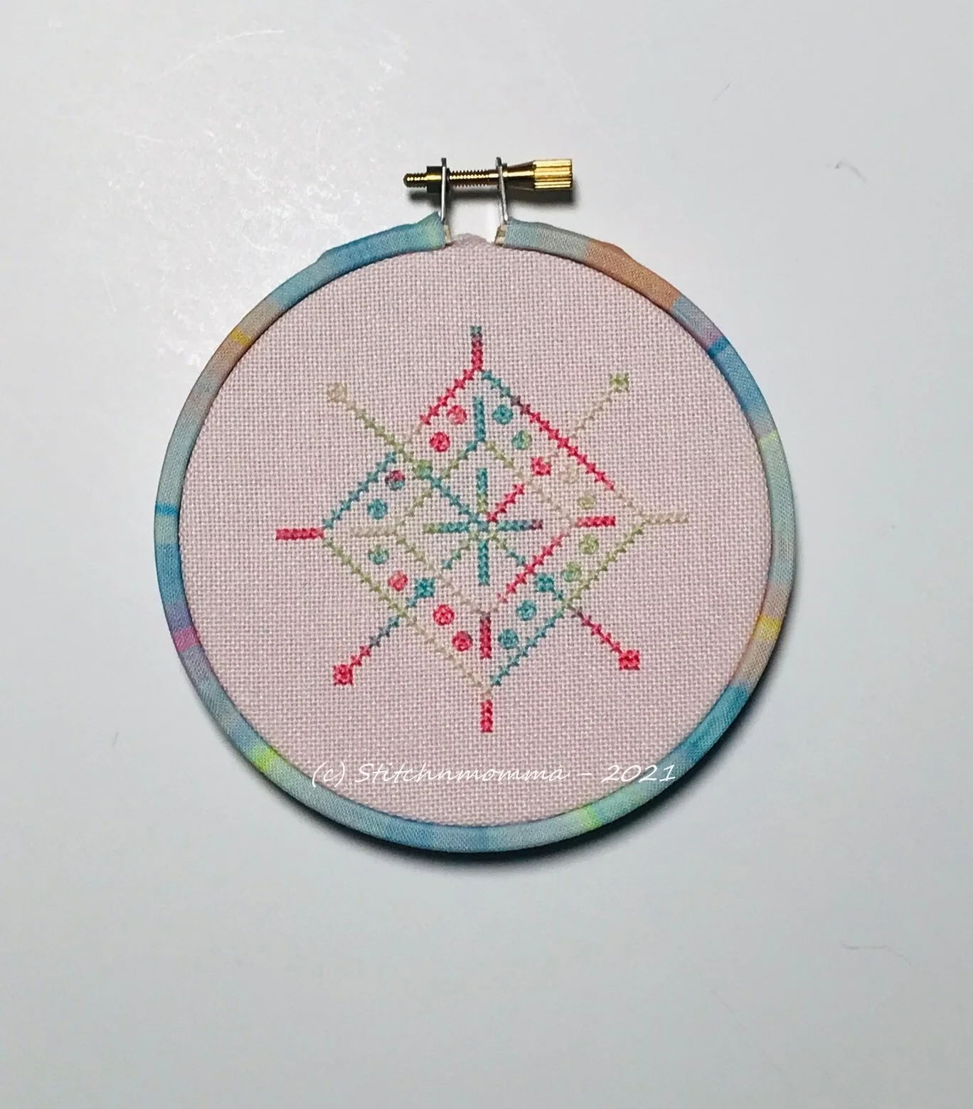 Spring Mandala Magnificent Mini Cross Stitch Pattern