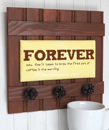 Forever Cross Stitched Wall Art