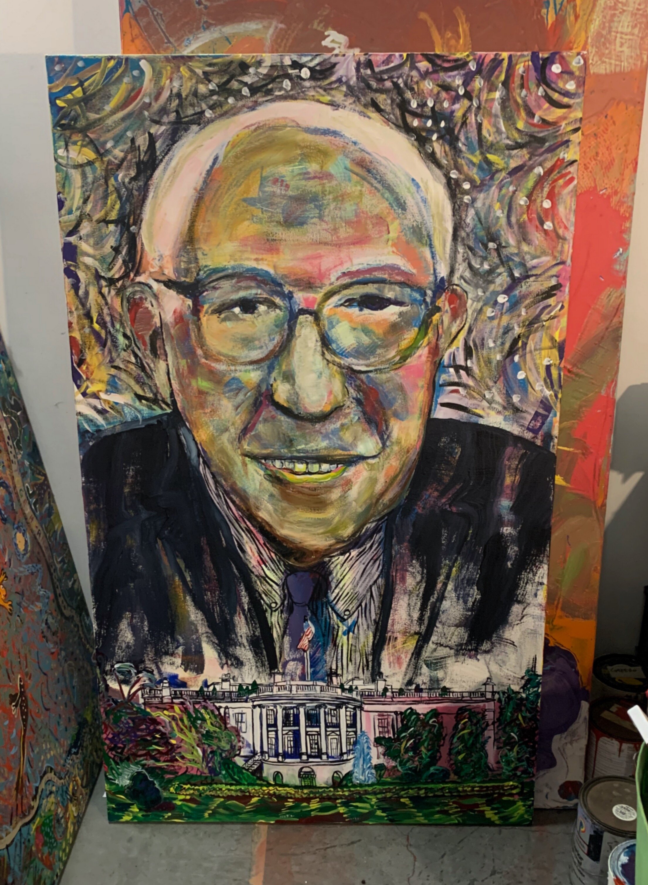 Bernie Sanders Vote w/ Colin Hurley The Painter of Cats