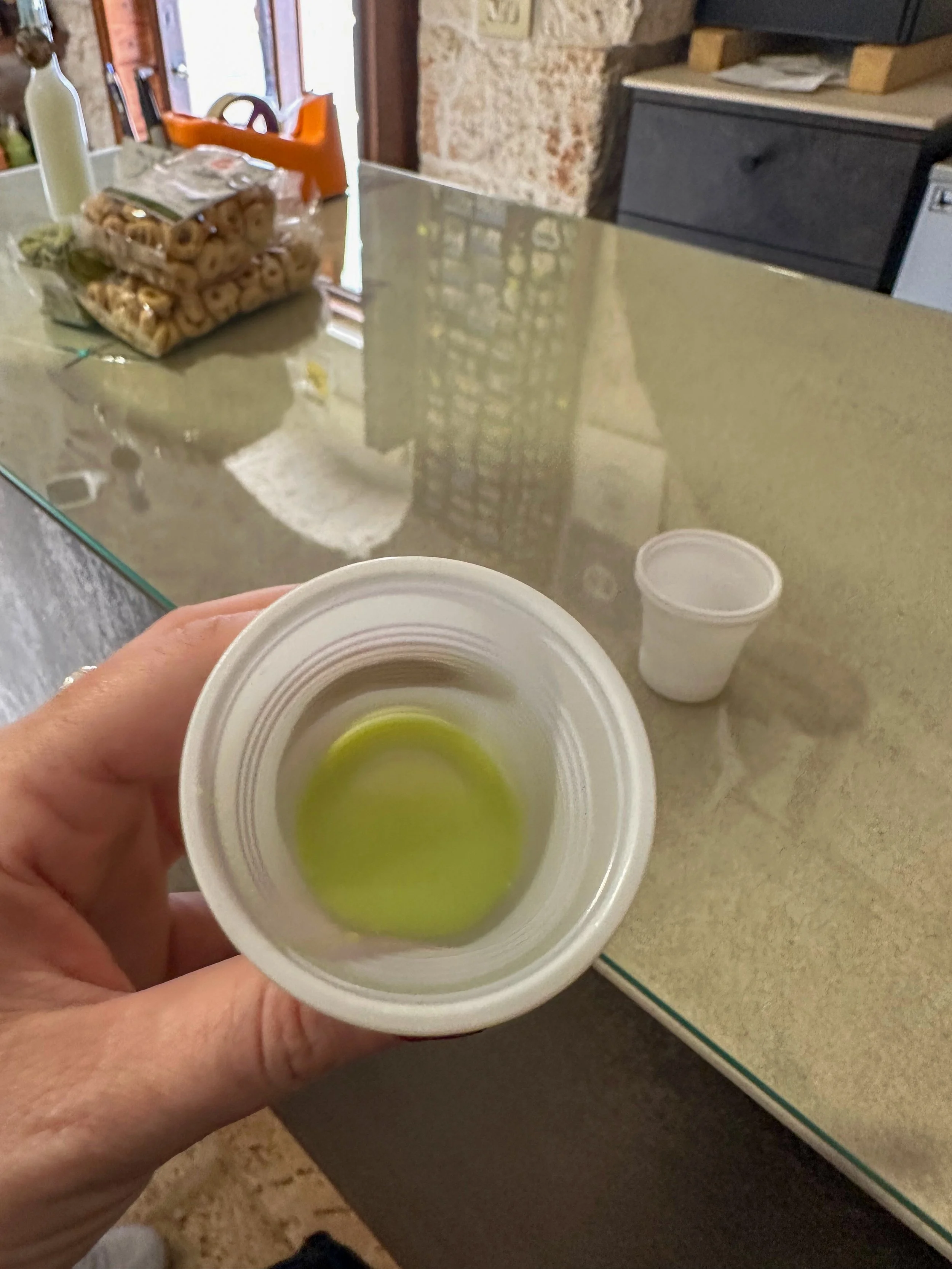 A taste of pistachiocello