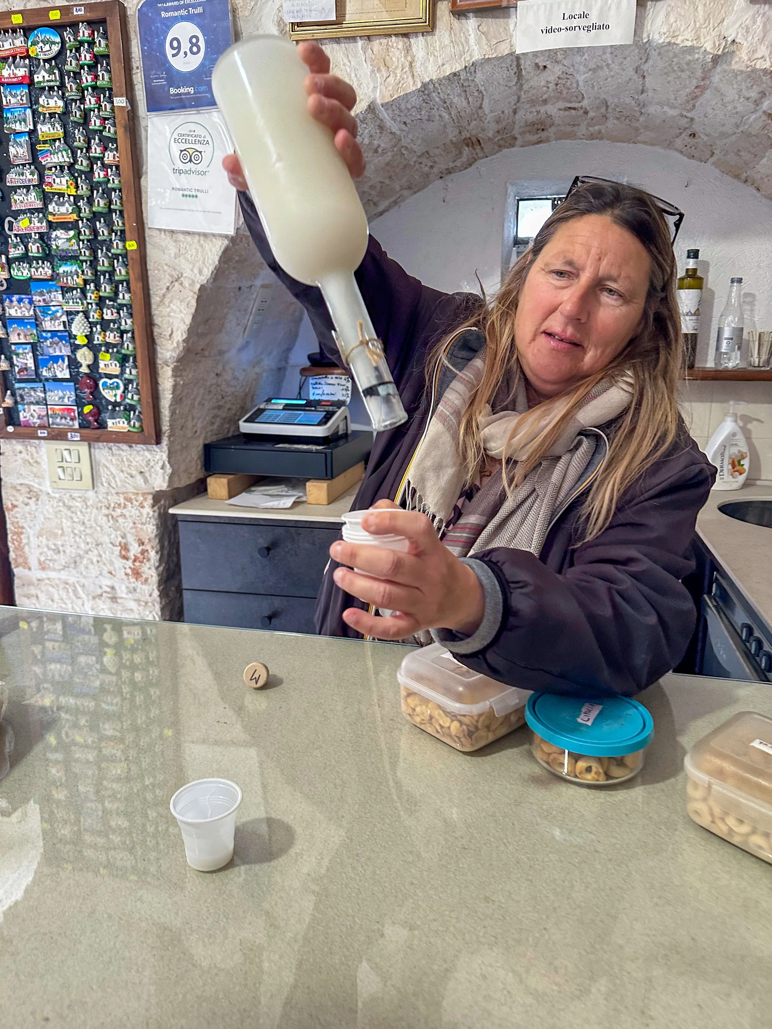 The thick almondcello – it was pretty delicious