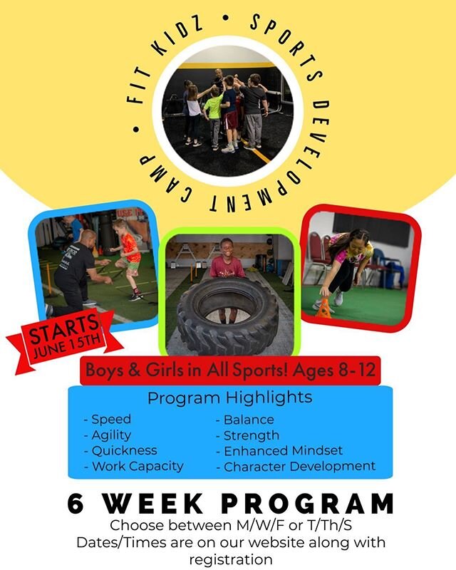 Kit Kidz Camp starts June 15th! We are so excited that Phase 2 has started and cant wait to see you in the gym. Find out more by hitting the link in our bio! 
#loudounsummercamp #ashburnva #ashburnkidscamp #loudouncounty #fotkids #kidsfitness #sports