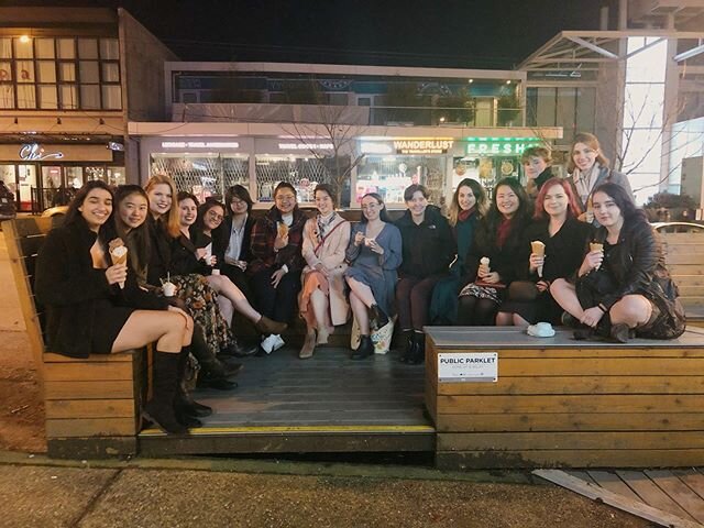We had the best time at Formal Dinner this term, followed by group ice cream trip 💕🍦