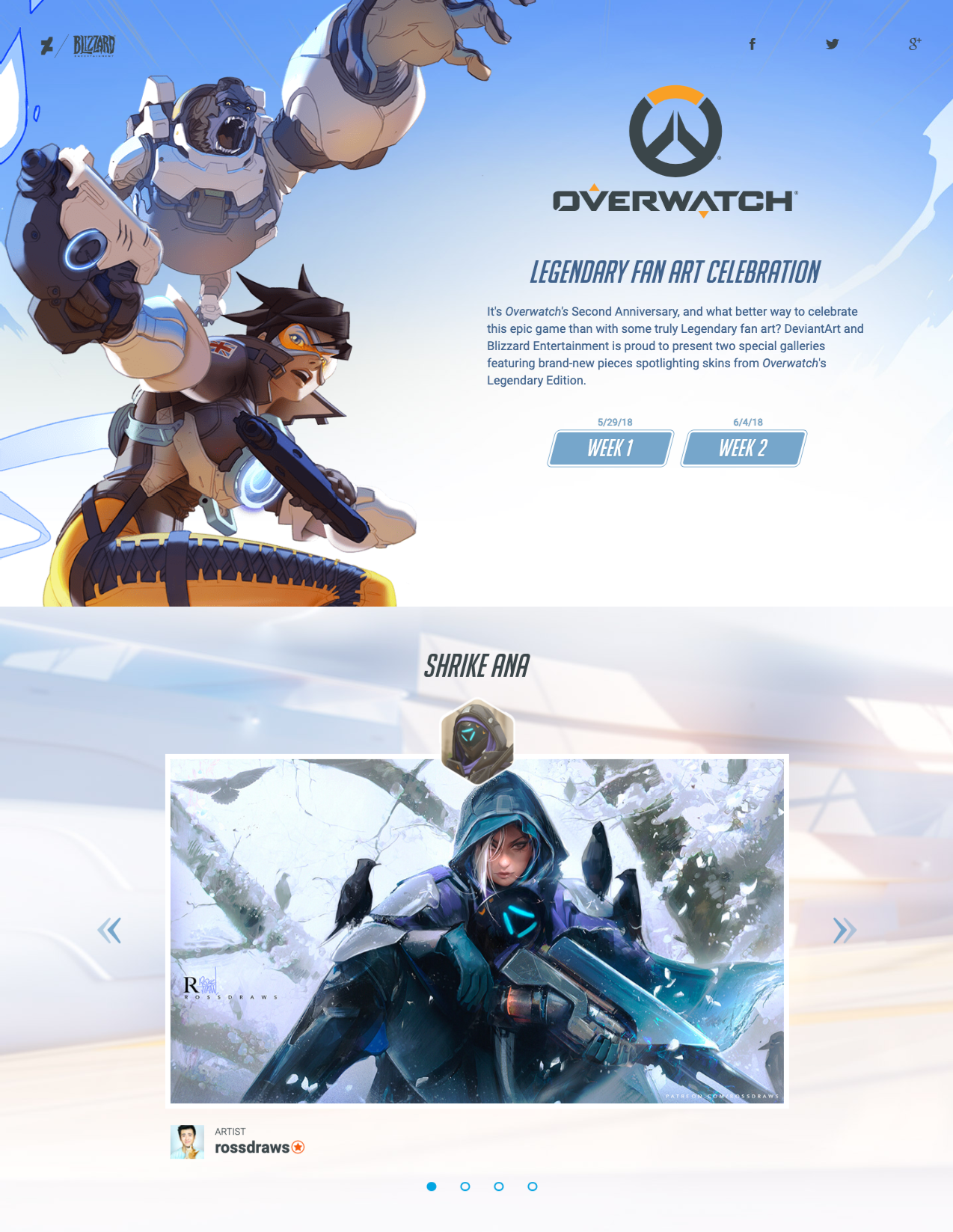Overwatch Legendary Fan Art Celebration