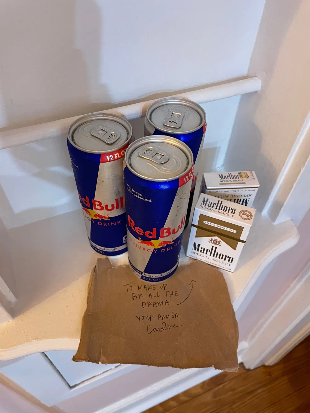 Apology or bribery? 