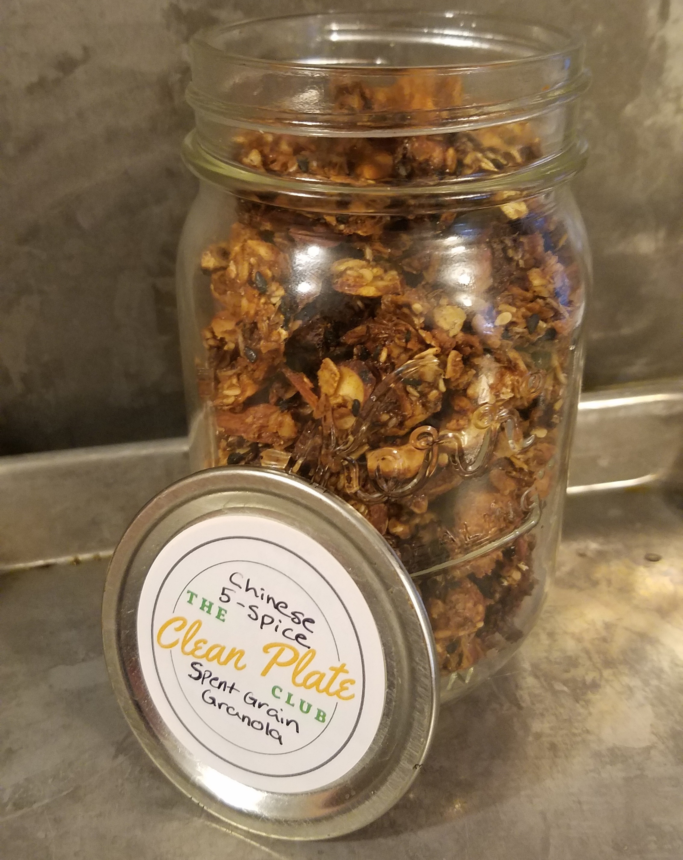 Chinese 5-Spice Spent Grain Granola