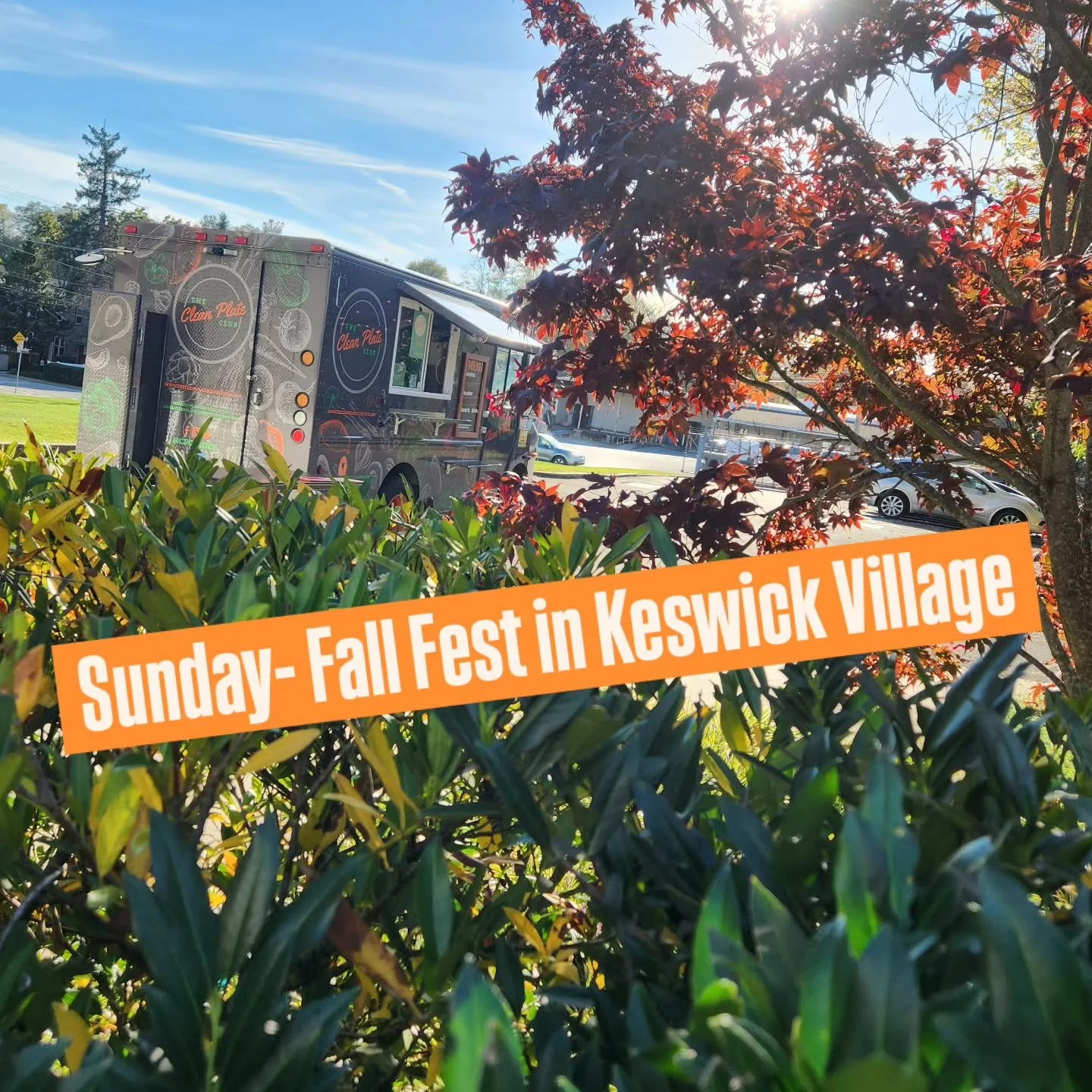 We're  in the midst of a big wedding weekend for us, but if you're  jonesing for a bite of our stuff- catch us @keswickvillage Fall Festival this Sunday from 1-6.