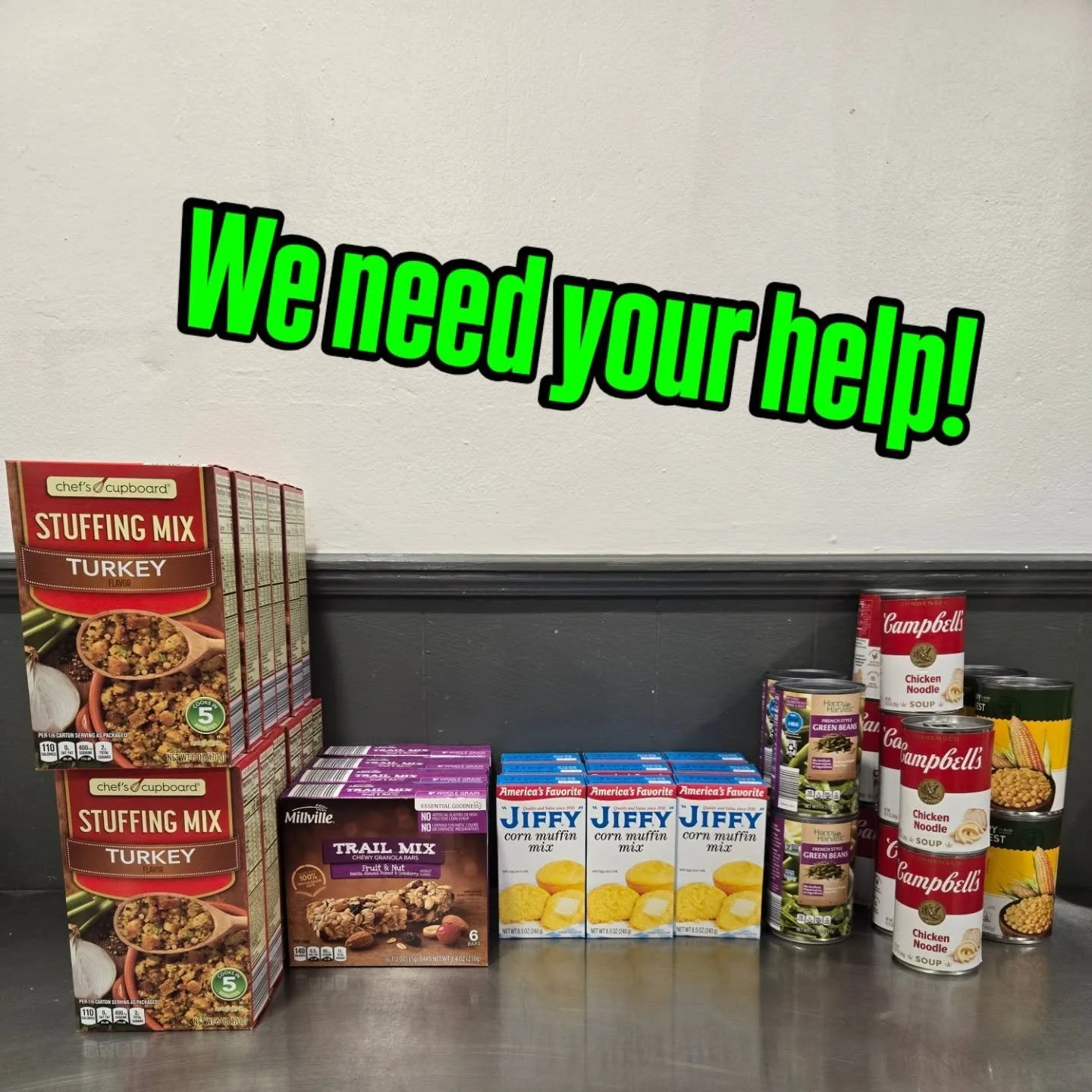 We need your help. 

This week, I walked through  the supermarket with a heavy heart. 
Realizing, that very soon- A LOT of people will not be able to feed their families. That should  absolutely never be the case. 

Then, I realized I could  help and