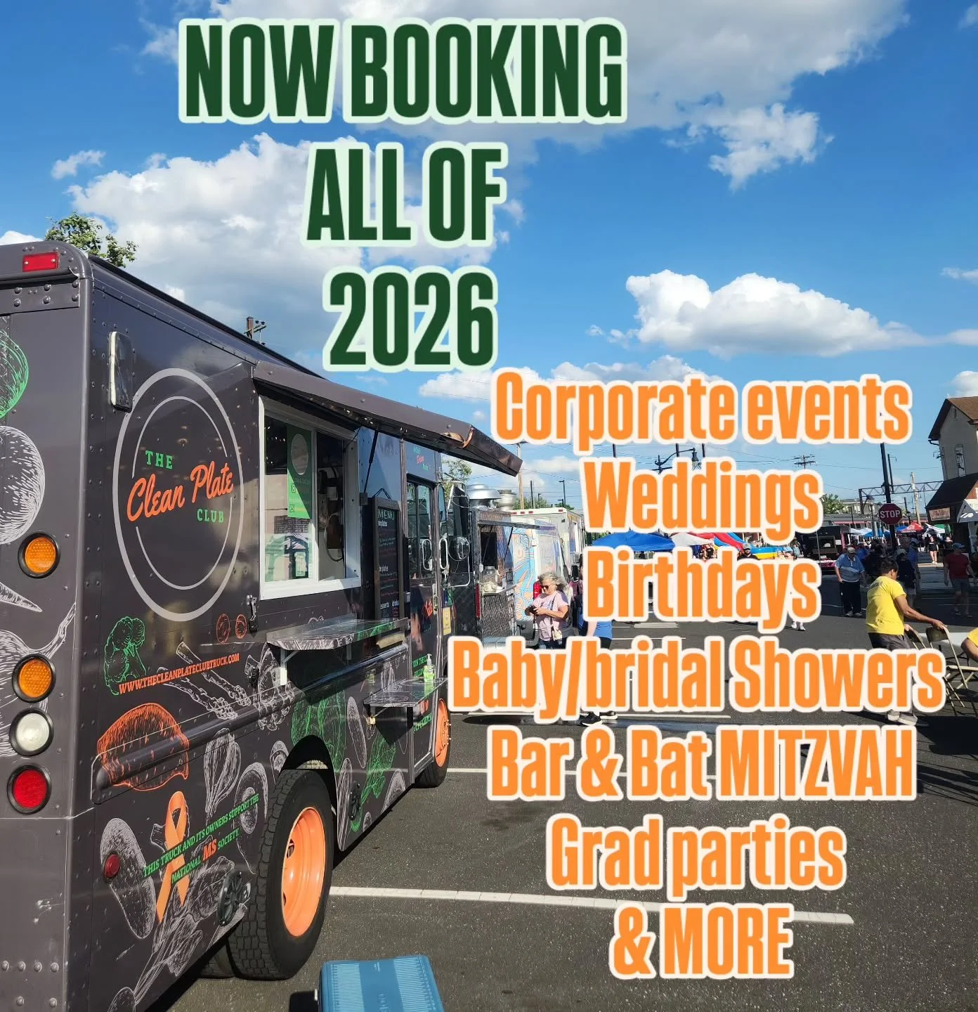 January is a month of planning over here!

It's *almost* never too early to get your event on the books!

If you have an event or a date in mind, the perfect time to ask is NOW!

We'll  work with you to curate a menu, iron out all the details, and ma