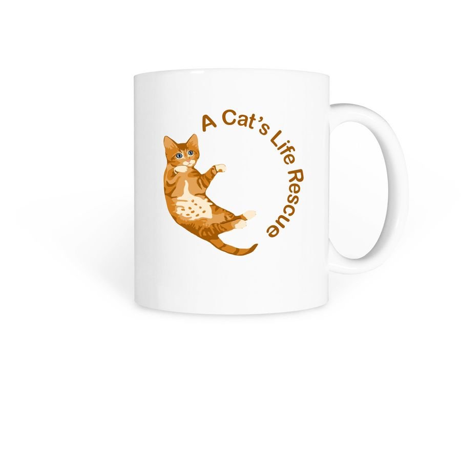 Coffee Mug - orange kitten