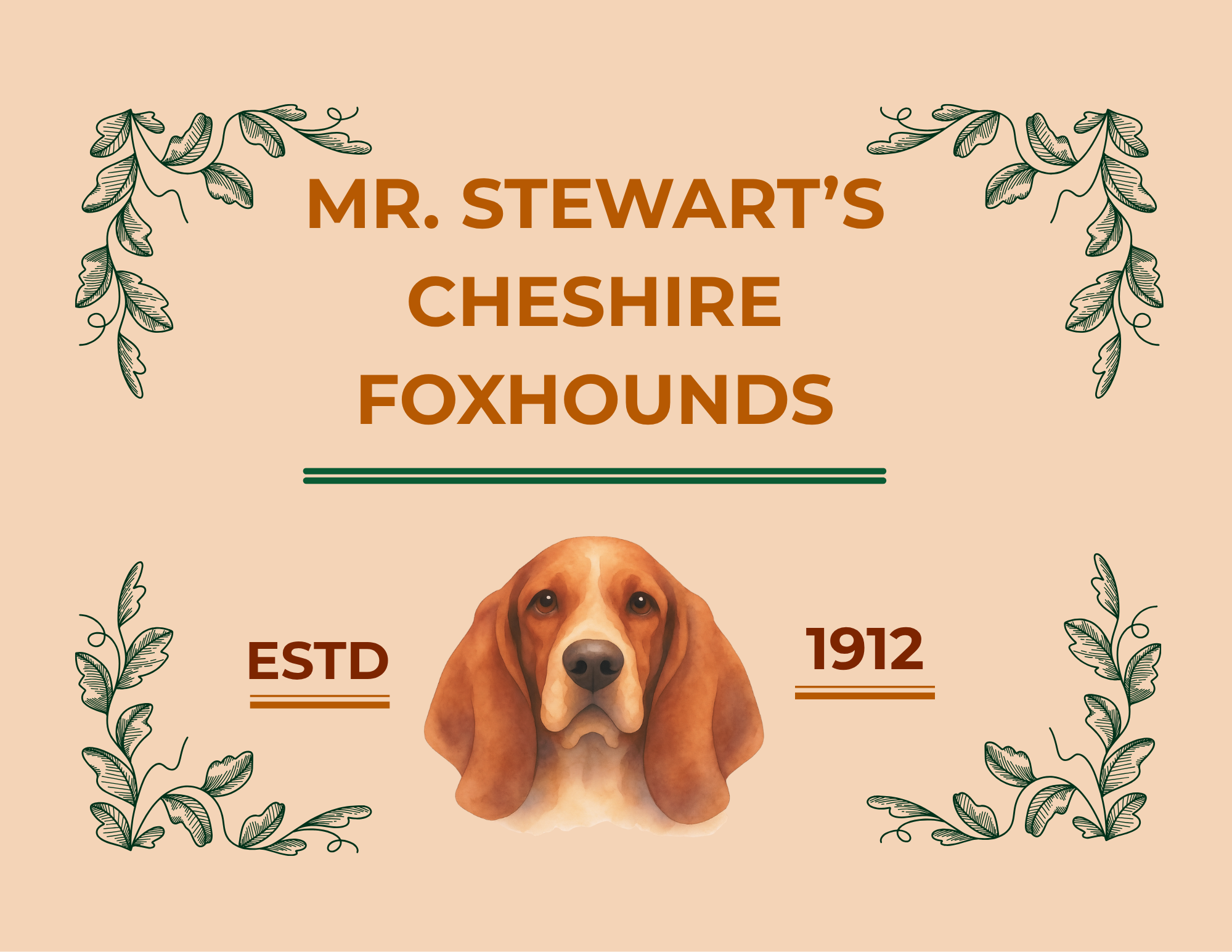 Cheshire Foxhounds Demonstration