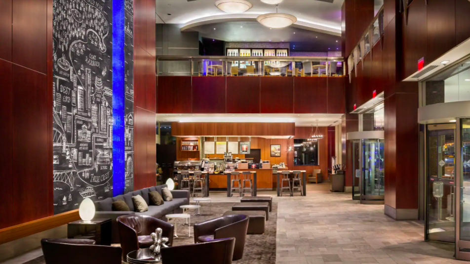 View of the lobby