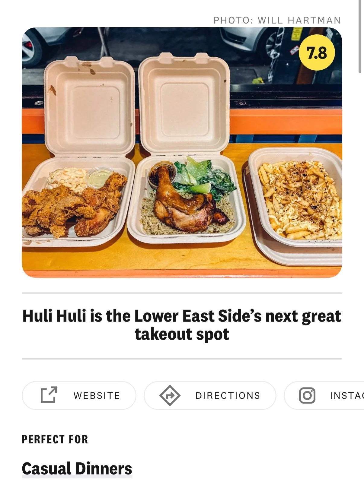 Thanks for the feature @infatuation_nyc @willhvrt 🤙🏼

#hulihulichicken #nyceats #hawaiiintheheartofmanhattan
