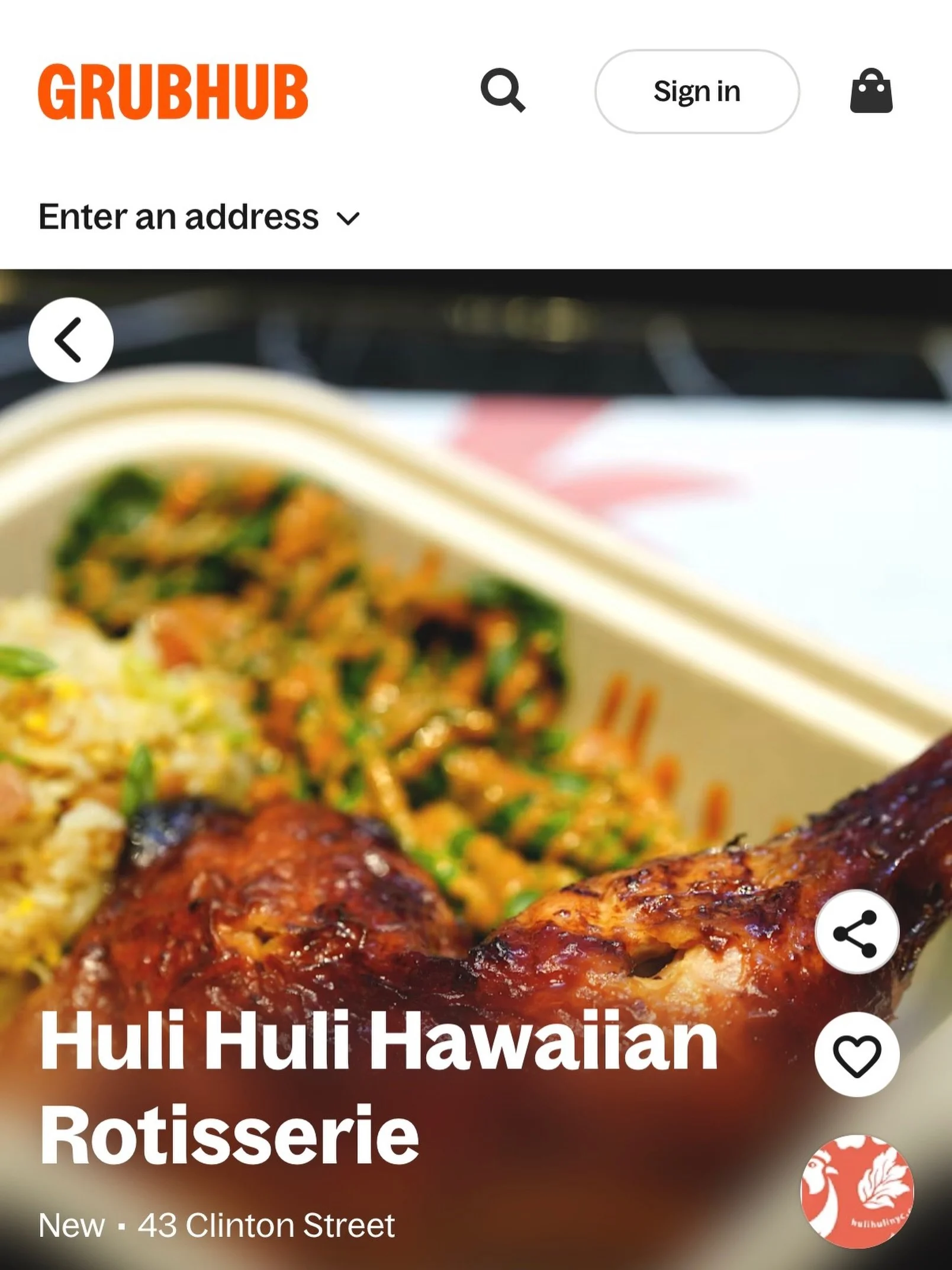 Now available on @grubhub ✨

Link in our bio🤙🏼
.
.
.
.
#hulihulichicken #friedchicken #nyceats #rotisseriechicken #grubhub