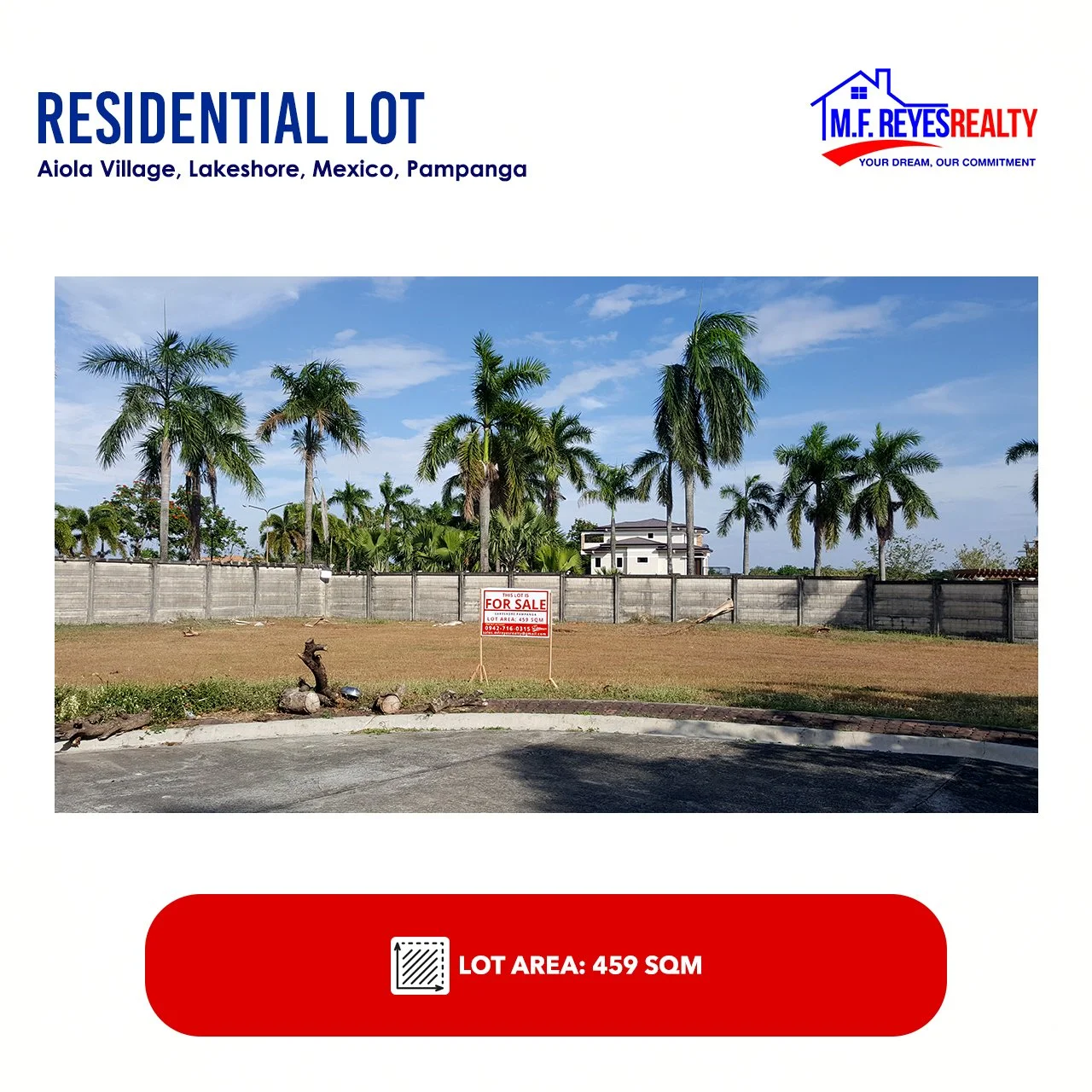 Aiola Village | Residential Lot for Sale | 459 sqm