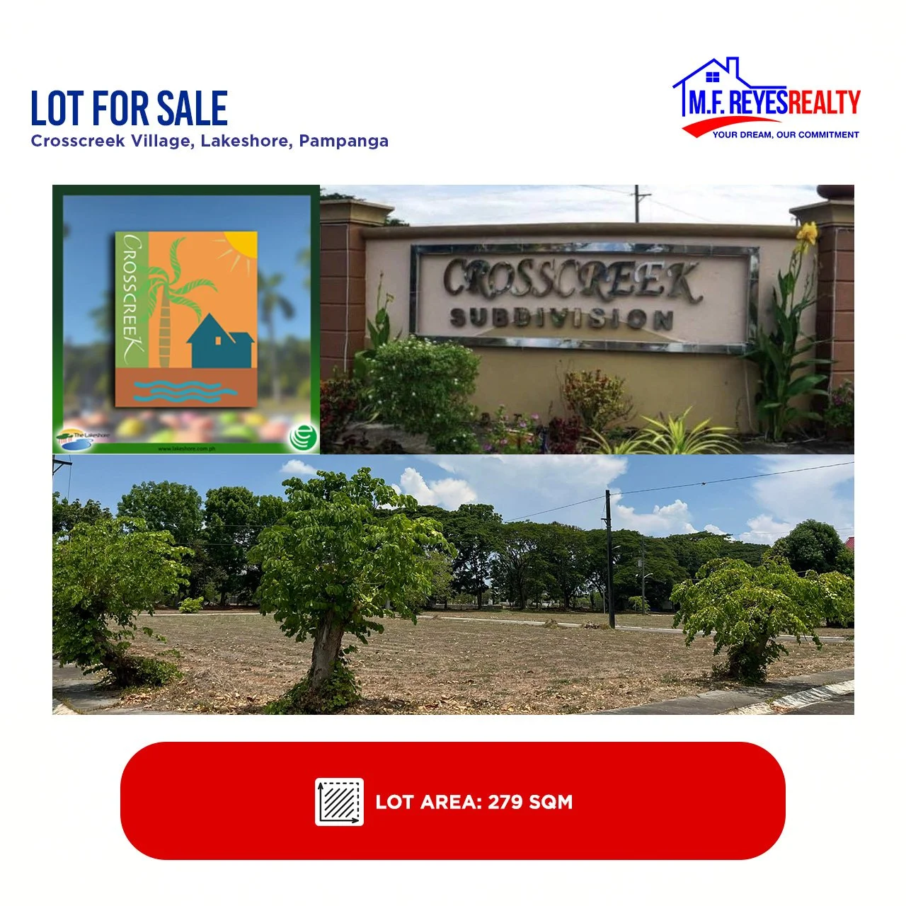 FOR SALE | 279 sqm |  Crosscreek  Village at Lakeshore, Mexico, Pampanga