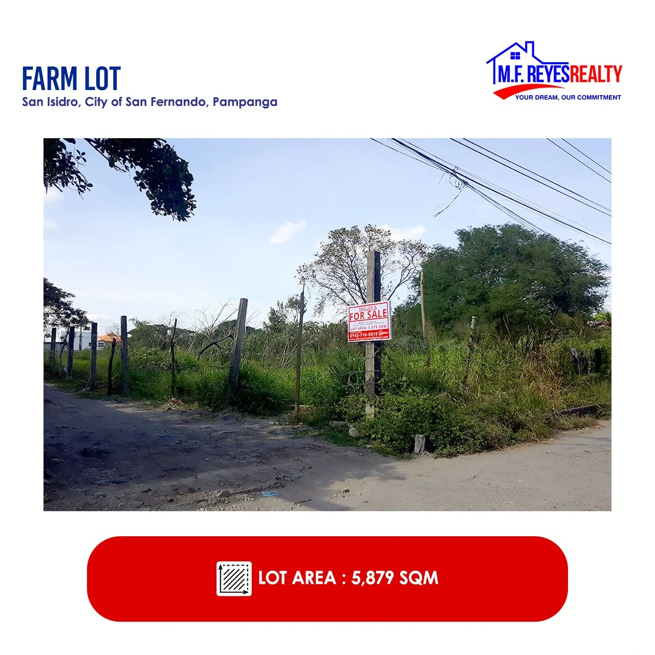 FOR SALE | Farm Lot at San Isidro City of San Fernando, Pampanga