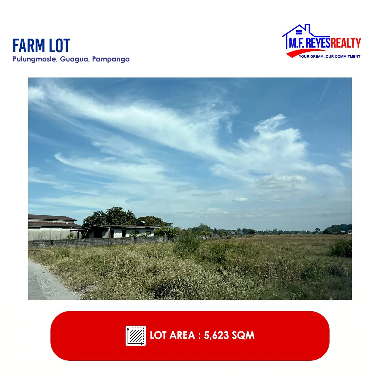 SOLD | 5,623 sqm | Lot Ideal for Industrial or Farm