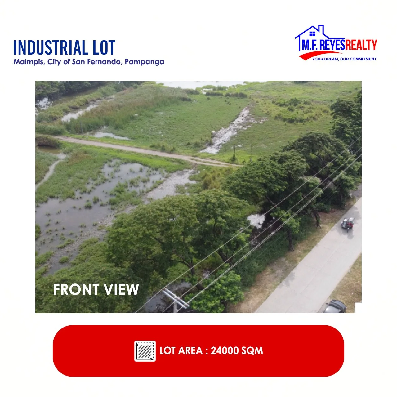 FOR SALE | 8,800 sqm | Industrial Lot at San Isidro, Minalin