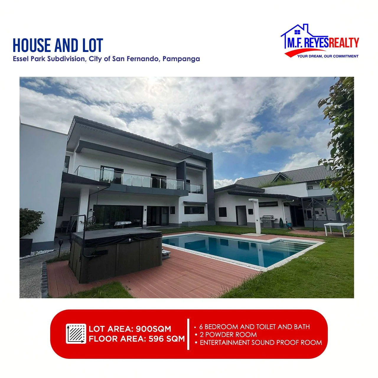 FOR SALE | 6BR Resort-Like House and Lot with Pool at Essel Park