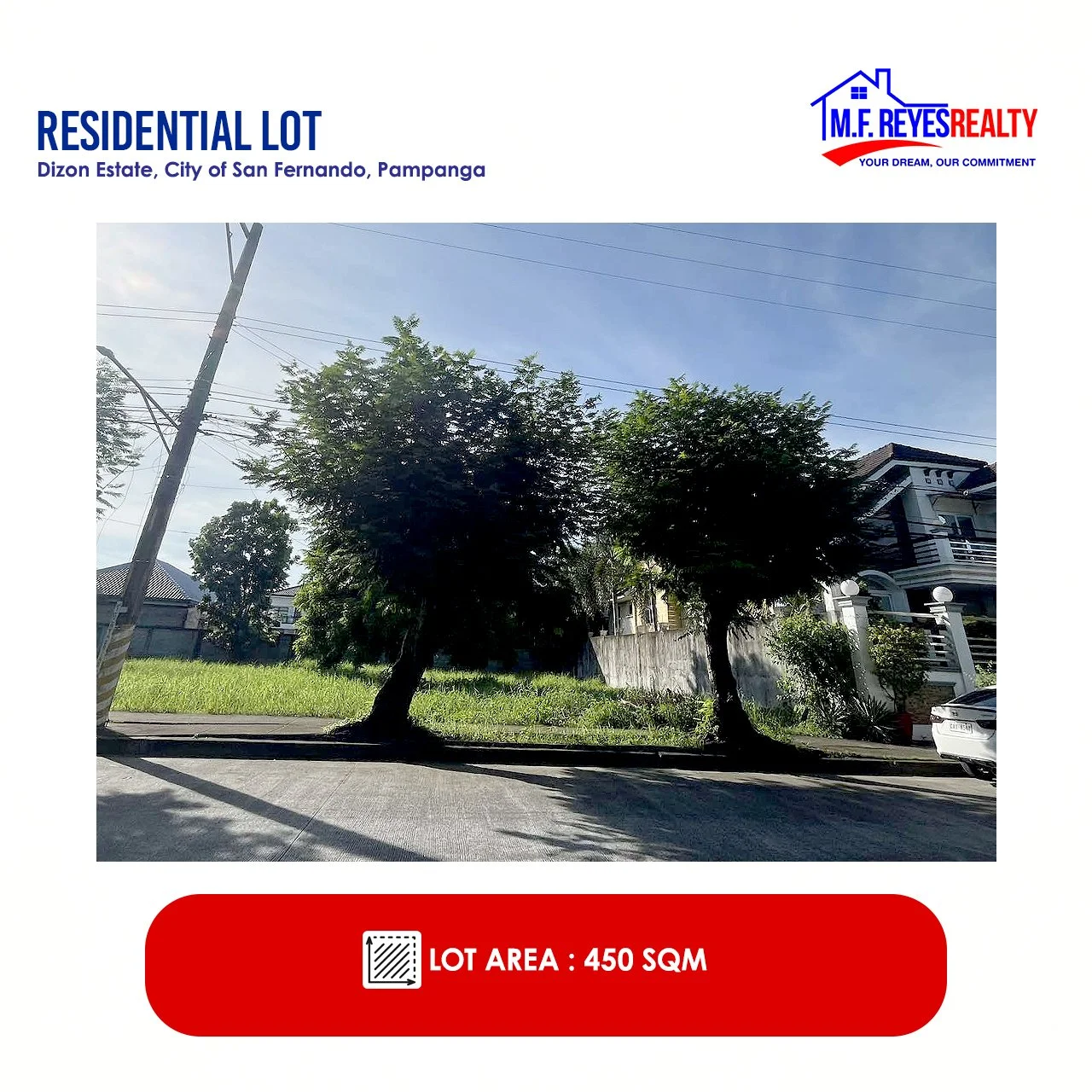 SOLD! Residential Lot at Dizon Estate Prime Lot.