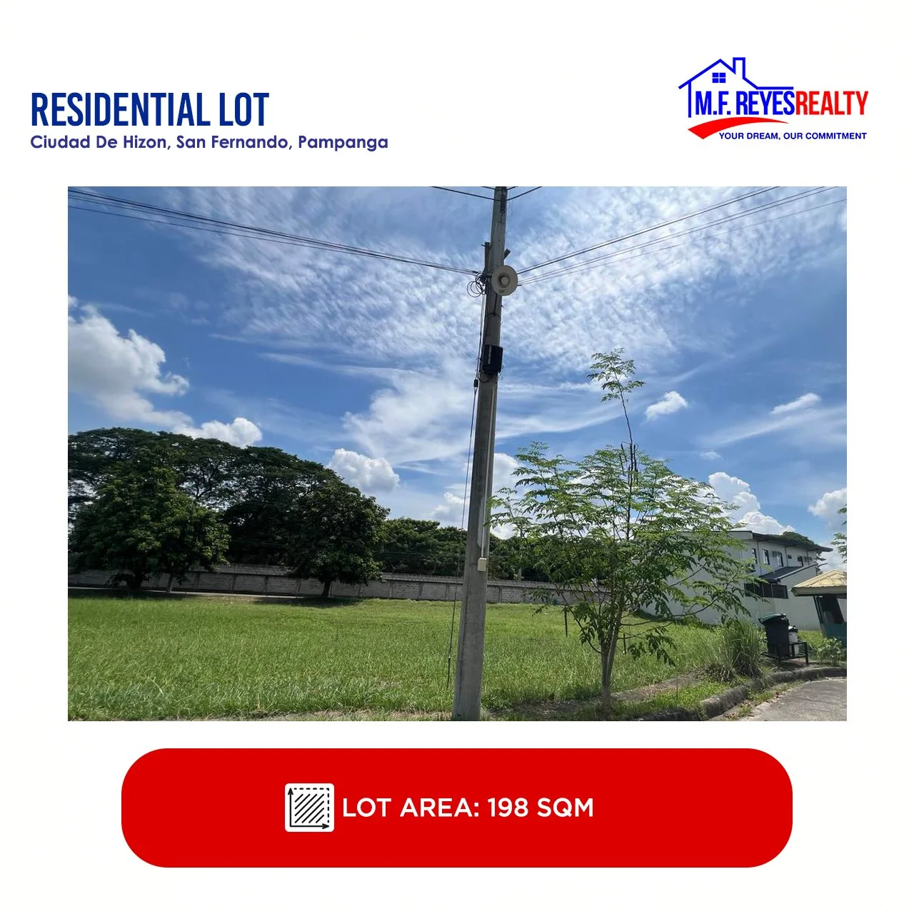 Residential Lot for Sale in Ciudad De Hizon, San Fernando, Pampanga