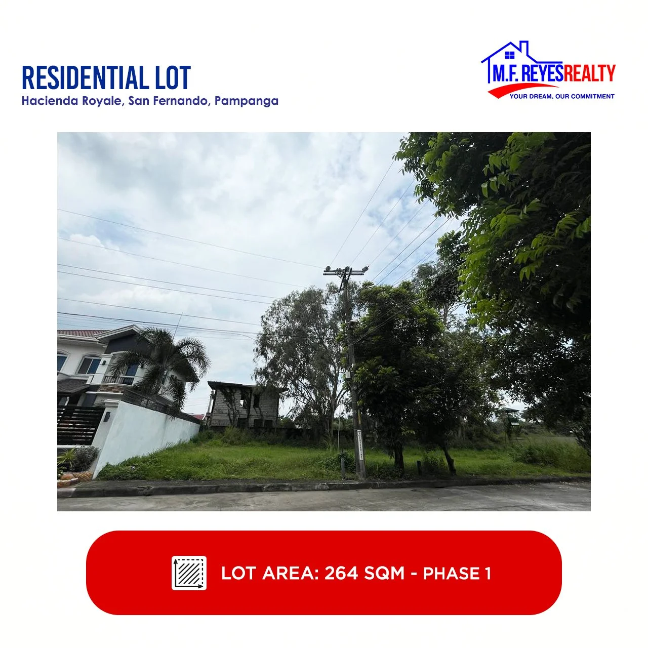 FOR SALE | 264 sqm | Hacienda Royale, Telabastagan, City of San Fernando, Pampanga