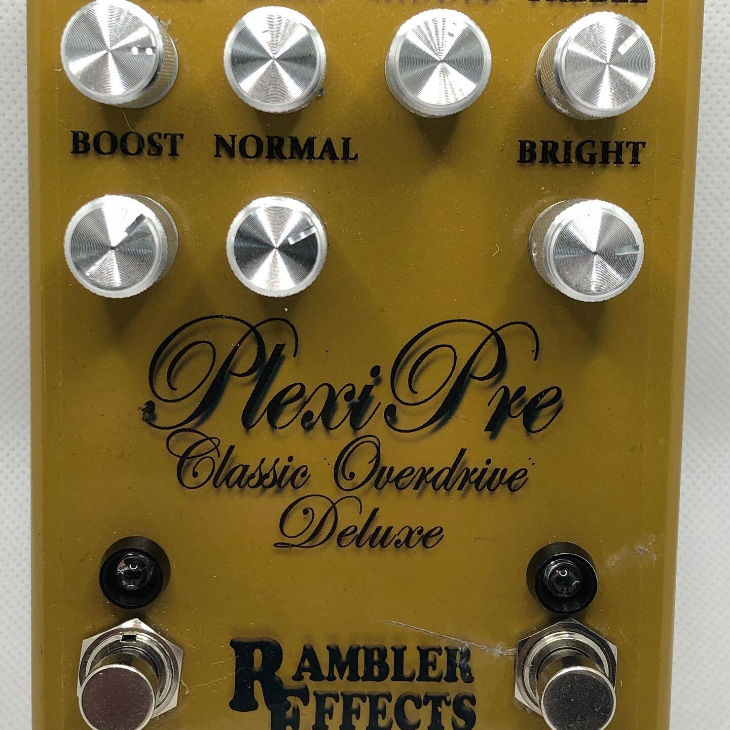 One of my favorites, the Rambler Effects PlexiPre Dlx is an all-JFET preamp/overdrive with a JFET boost that acts more like a second channel, with more gain and snarl! A three band active EQ let&rsquo;s you shape your tone just how you want it.