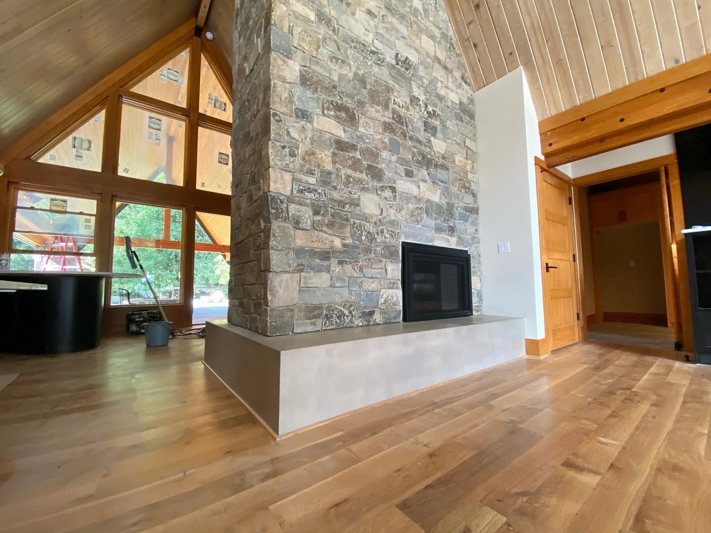 Custom Concrete Mantel