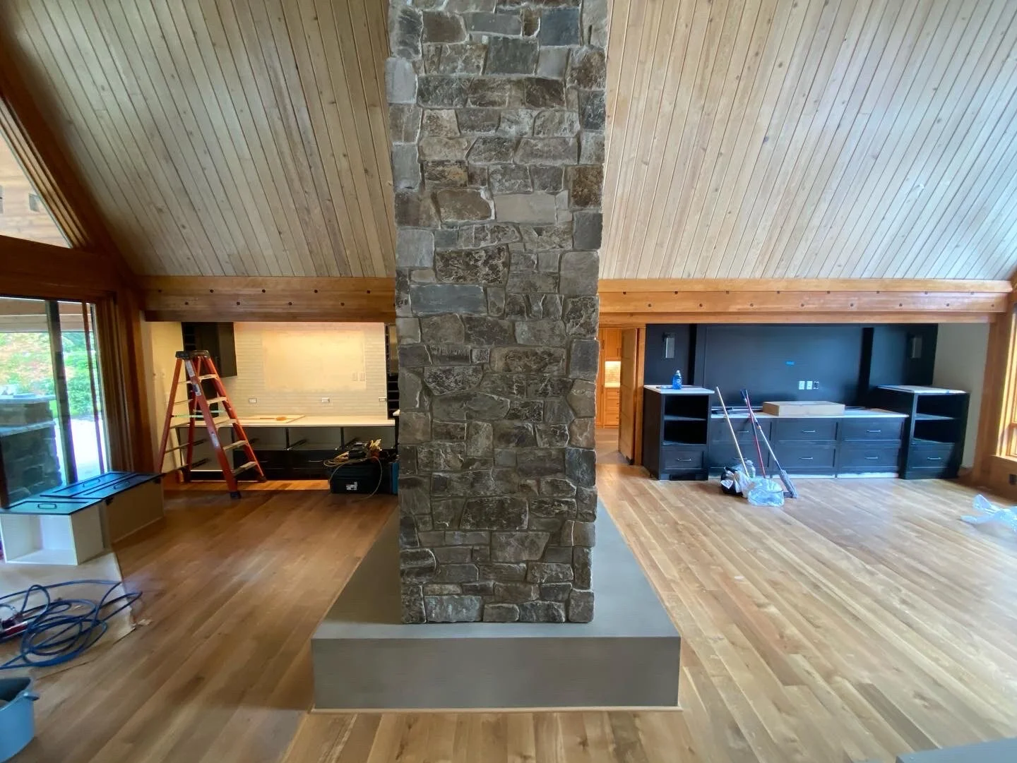 Custom Concrete Mantel