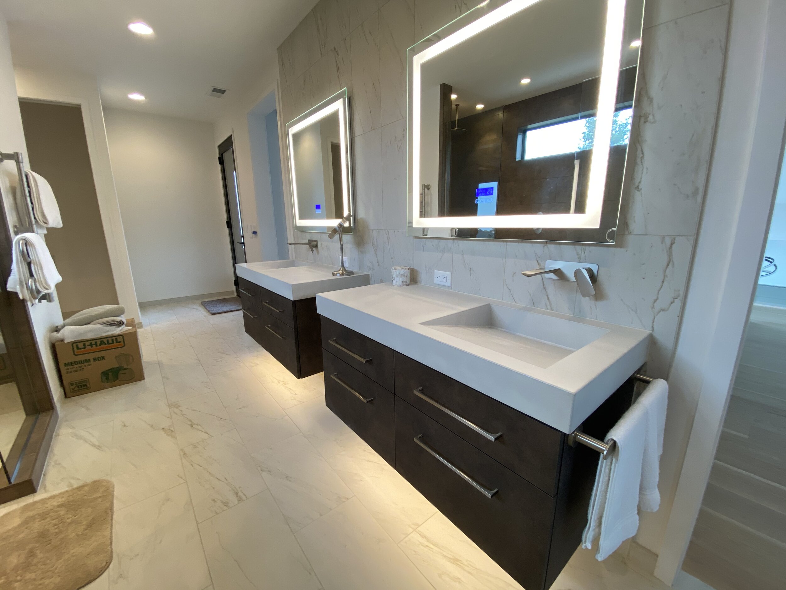 Custom Concrete Ramp Sink